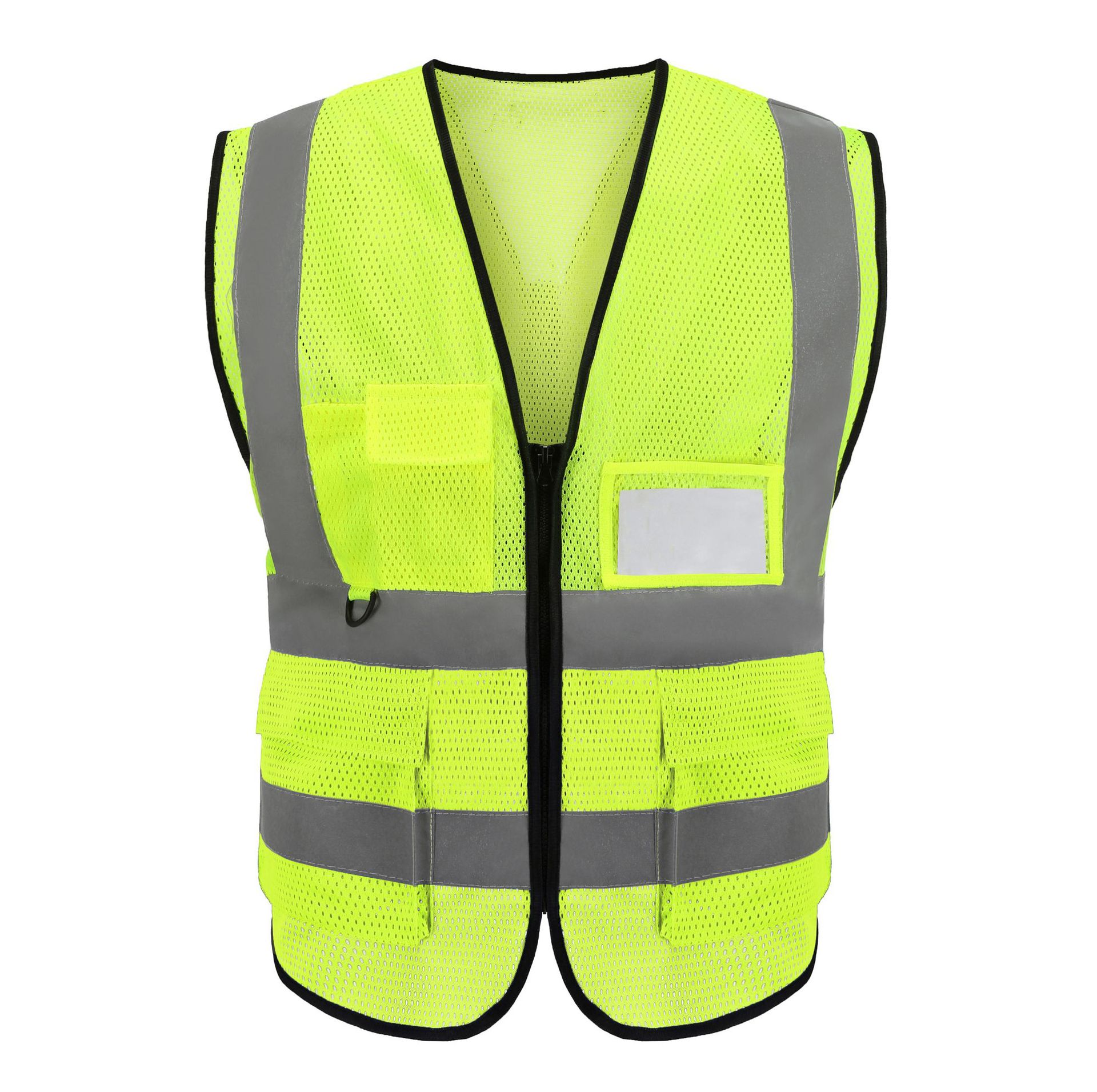 Múltiple bolsillo de malla en forma de melocotón * amarillo fluorescente