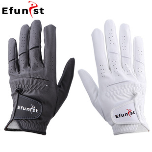 Efunist golf gloves men's imported nano microfiber cloth non-slip thin washable wear-resistant left and right hand
