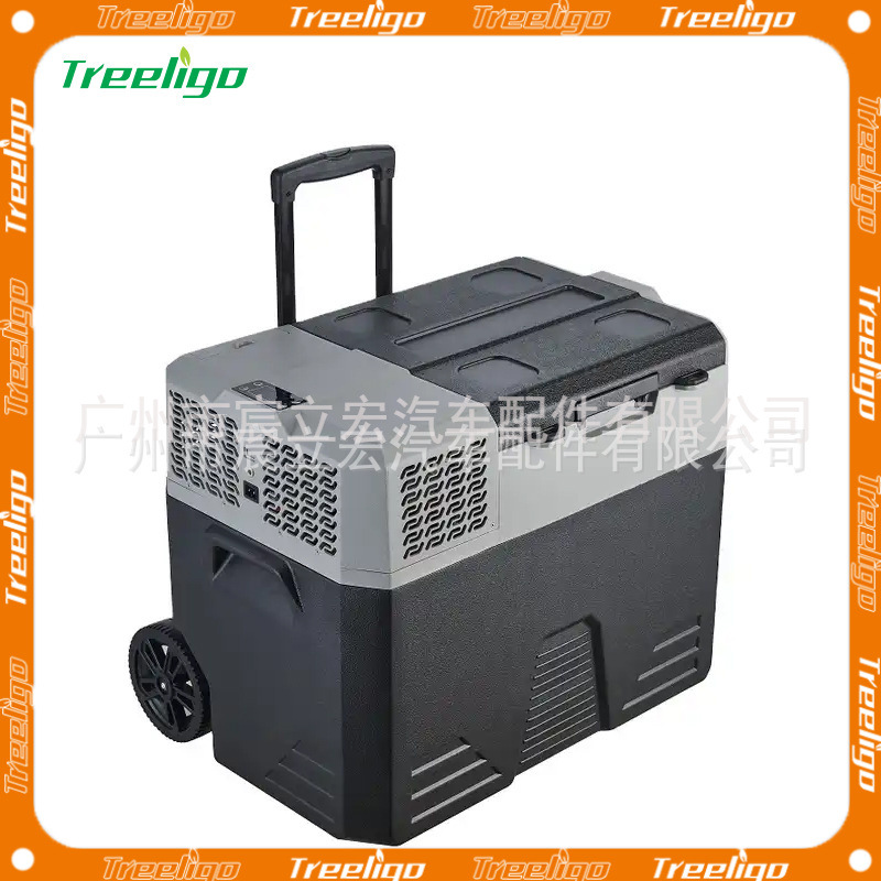 Treeligo refrigerador del coche 42/52/62 L compresor refrigerador del coche 12v24v220v congelador de viaje