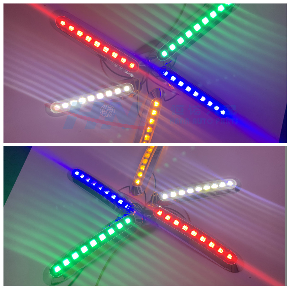 12V24V 9LED camión ancho luz lateral luz de la esquina luz 9LED luz de tira 9LED luz larga