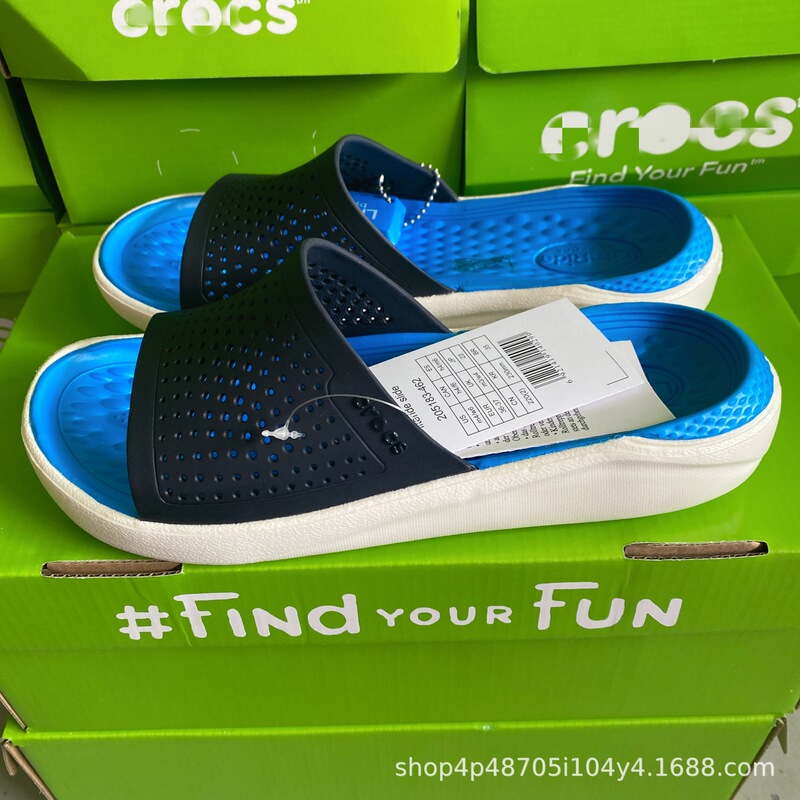 2026 Original Brand Couple Beach Shoes for Men and Women Literide Crocs Flat Sandals Wholesale Dropshipping