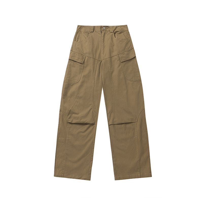 Modern Ian 24 Autumn Men's Wear New High Quality Wash Water Multi Bag Curved Knife Work Long Pants_voghion.com