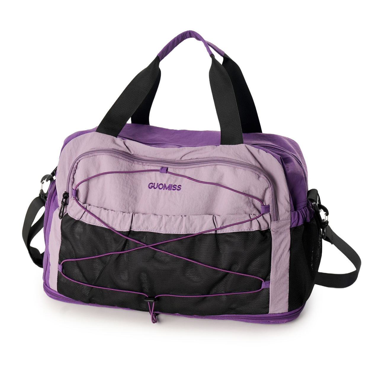 Bolsa de viaje de corta duración, bolsa de mano ligera, alta capacidad de separación seca y húmeda, bolsa deportiva de alta calidad.