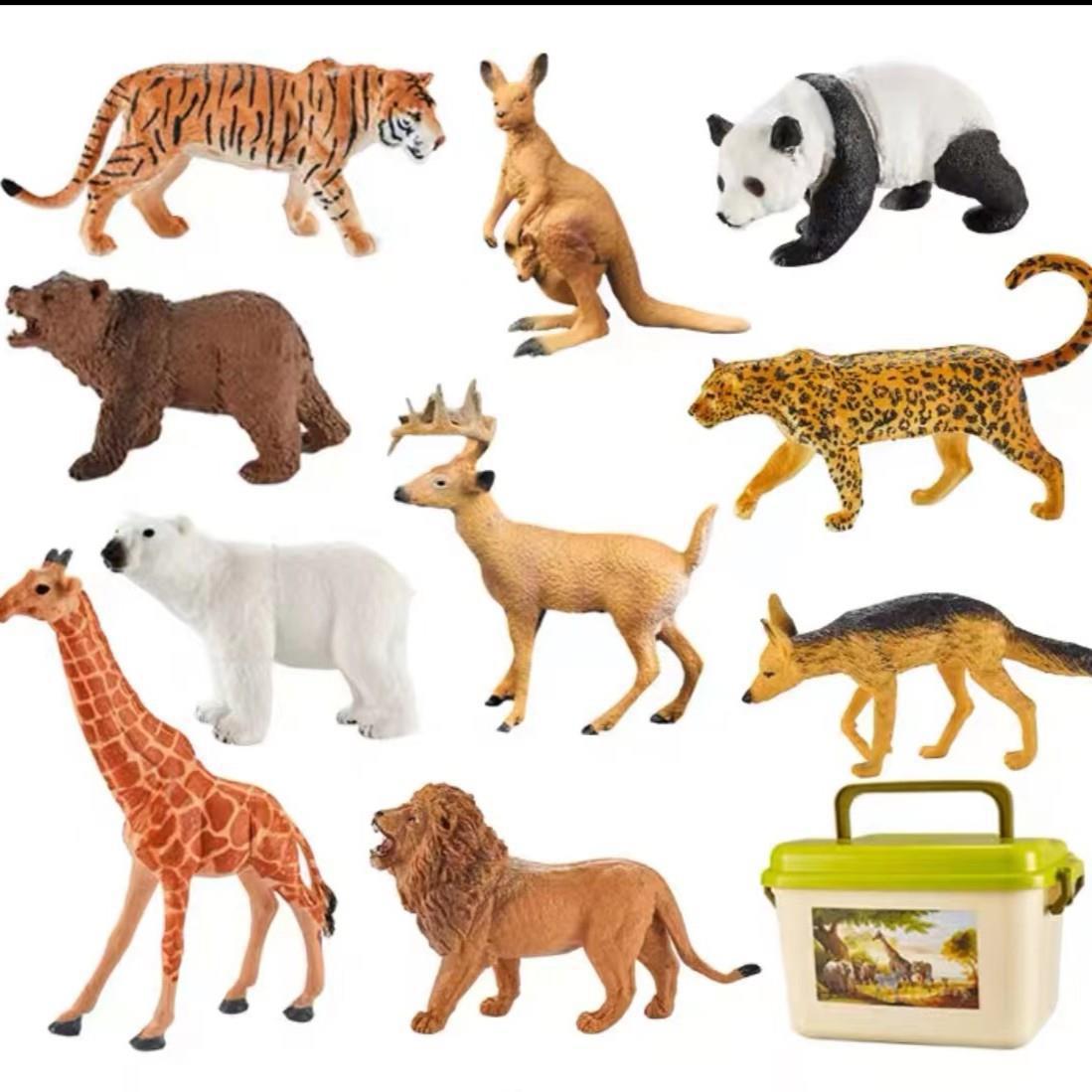 Nuevos productos en línea de PVC para niños juguetes modelo de simulación de animales para niños niñas juegos de regalo de educación temprana transfronterizos