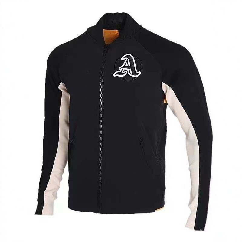 New cross-border jacket, baseball jacket with stand-up collar, casual spring and autumn sports windbreaker coat 0372 top