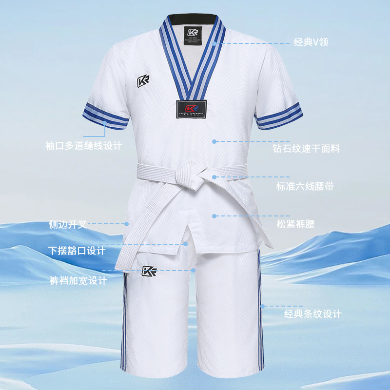 Kangrui fábrica uniforme de verano manga corta niños adultos uniforme de boxeo hombres y mujeres ropa de entrenamiento de Boxeo Tailandés