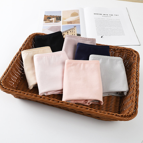 Factory direct sales antibacterial crotch menstrual period menstrual period underwear leak-proof breathable plus size high waist pure cotton women's briefs