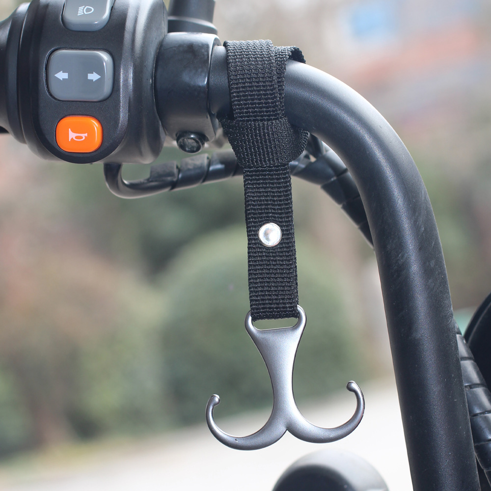 Gancho multifuncional de metal engrosado para motocicleta, triciclo eléctrico, venta al por mayor, nuevo, para compras y supermercado