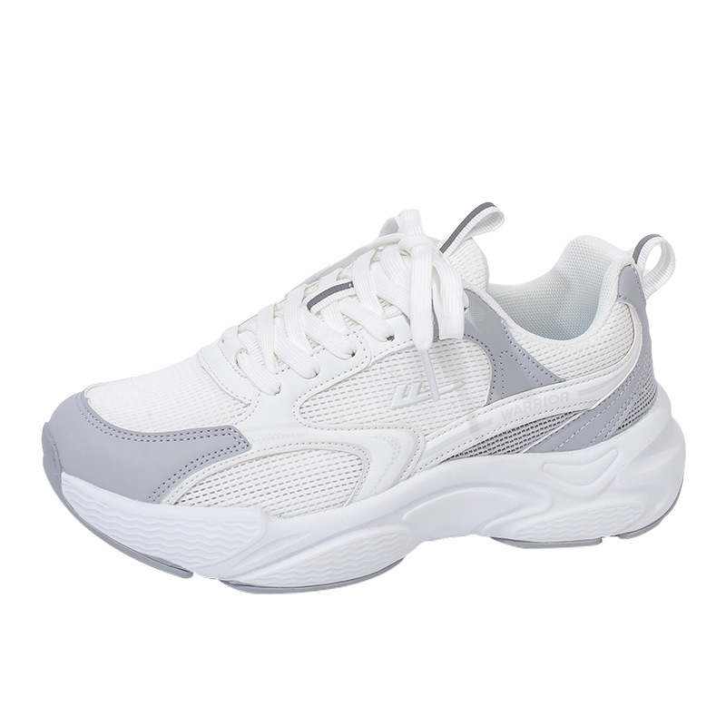 Zapatos minimalistas de suela gruesa con bloques de color y punta redonda, zapatos casuales ligeros estilo papá con un toque de alta gama, versátiles y discretos, zapatos unisex para parejas.