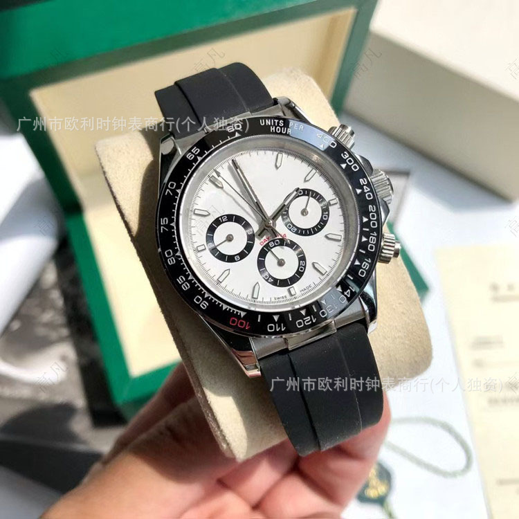 Cross-Border Laojia Three-Eye Six-Pin Daytona Tape Automatic Mechanical Men's Watch Foreign Trade Source Factory Aliexpress Batch