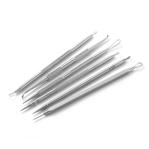 Double-headed stainless steel acne needle, acne needle, acne needle, blackhead needle, acne needle, acne needle clip, blackhead and acne device