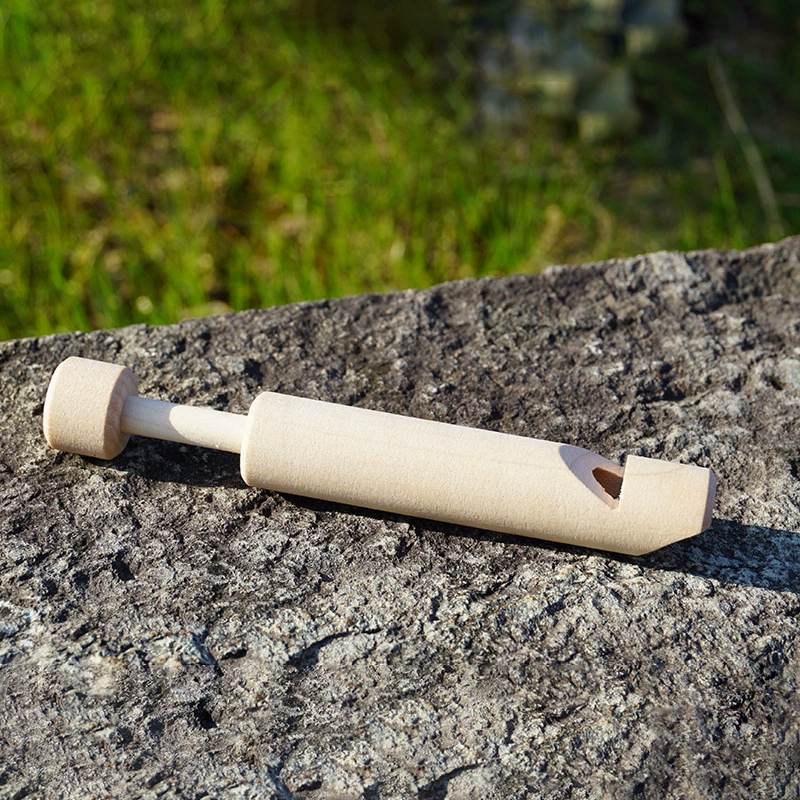 Тянуть флейту Маленькая деревянная флейта свисток из цельного дерева детей Орф играет на музыкальном инструменте для детей классическая традиционная ностальгическая игрушка