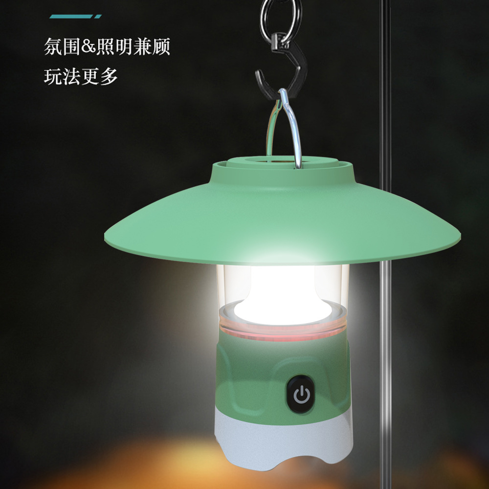 Nueva Luz de camping transfronteriza multifuncional luz de emergencia al aire libre faro impermeable larga resistencia luz de trabajo portátil destacado