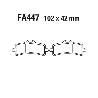 pads brake pads FA447 – Tormoz supportları