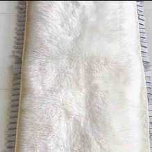 皮草床褥白色真羊皮毛床垫长毛褥子抗寒保暖羊毛床毯