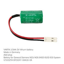 VARTA 1/2AA CR14250 3V battery NCU 575332TA 6FC5247-0AA18-0A