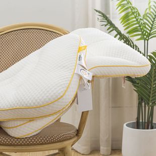 Export Japanese low pillow low pillow soybean rectangular soft pillow single cervical cotton pillow 48*74cm