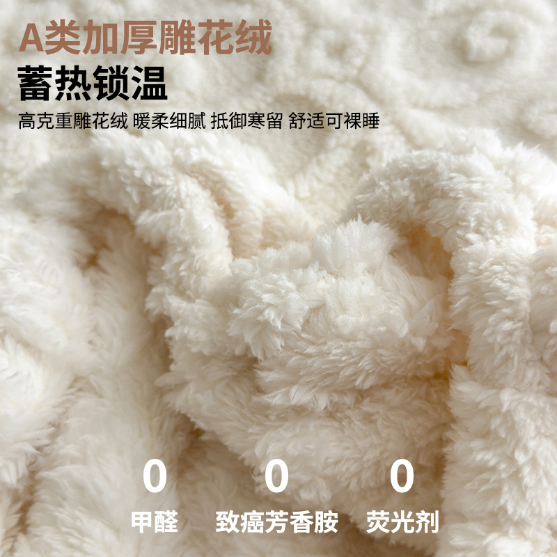 Cama de terciopelo tallada cama de cama