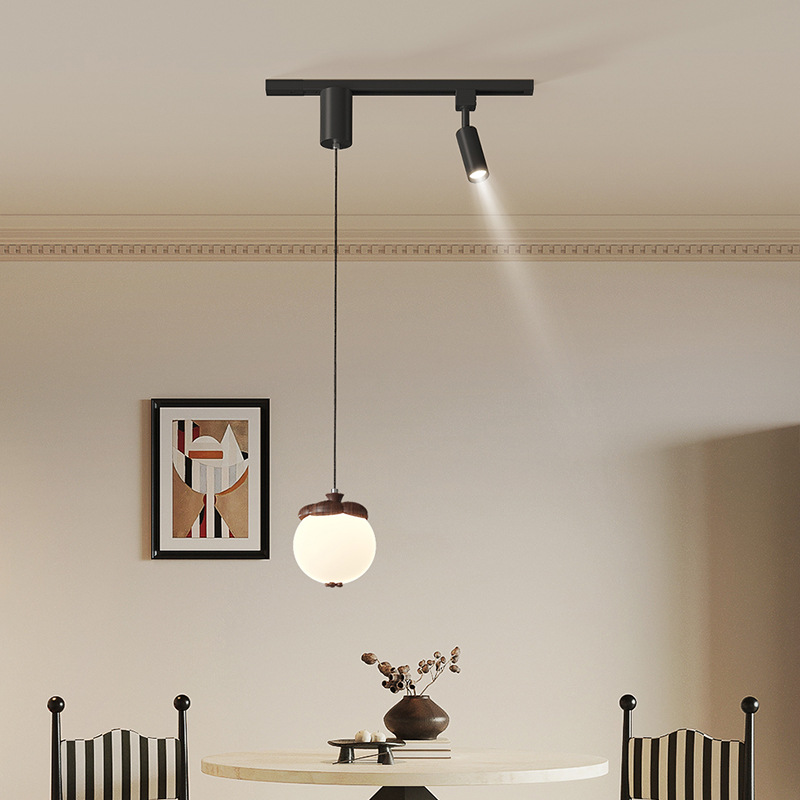 Nuevo estilo japonés Wabiya viento diseño único downlight foco creativo estilo crema B & B restaurante retro barra candelabro