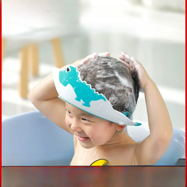 Baby Shampoo Artifact Children's Water-blocking Hat Waterproof Ear Protection Shower Cap Baby Children's Hair Shower Shampoo Cap