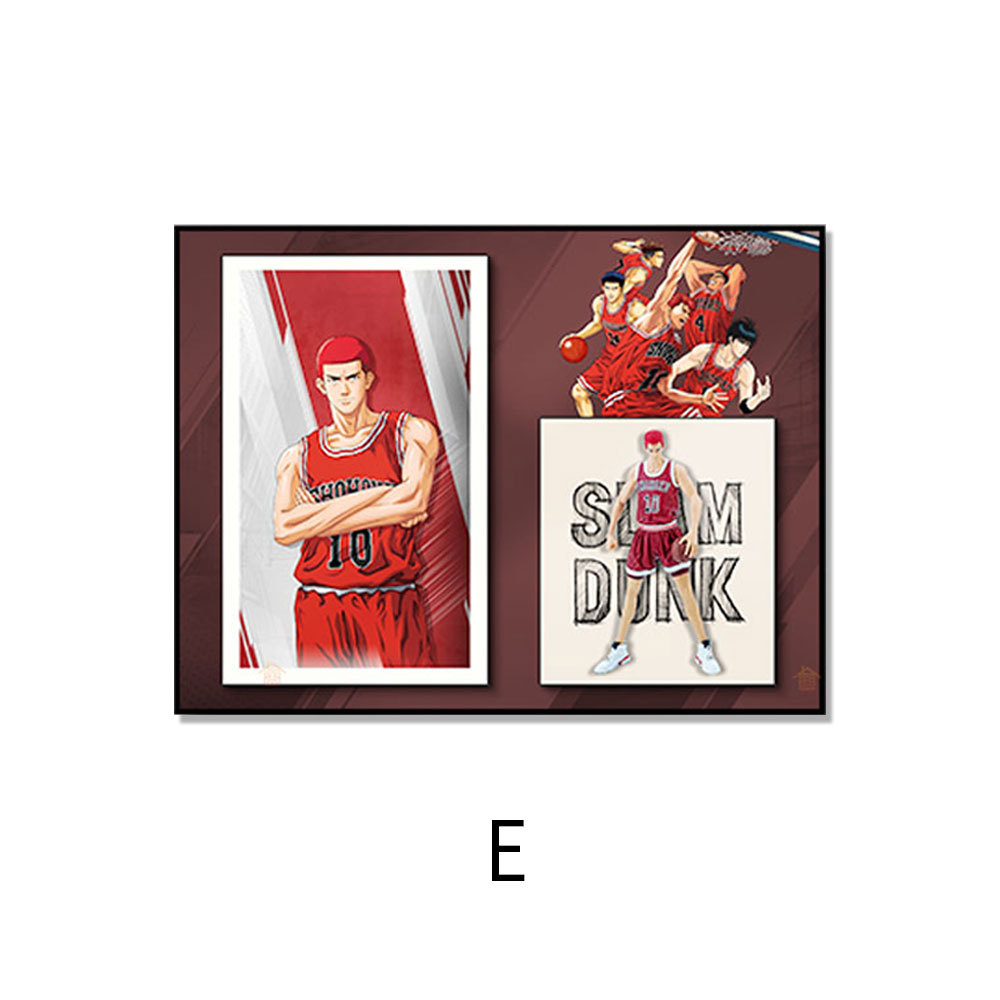 Slam Dunk moda hecha a mano pintura decorativa hecha a mano pintura real salón sofá Fondo dormitorio pasillo colgante pintura