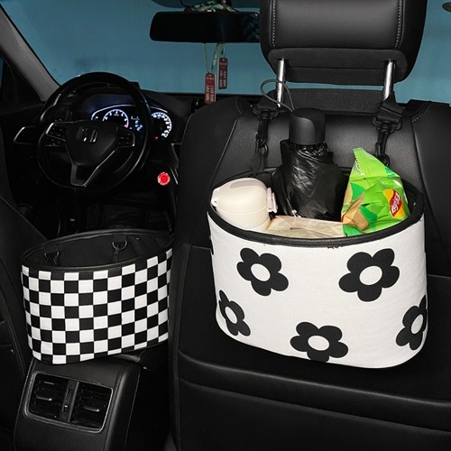 Car car ins car storage car tissue box hanging bag car back seat storage bag trunk storage artifact