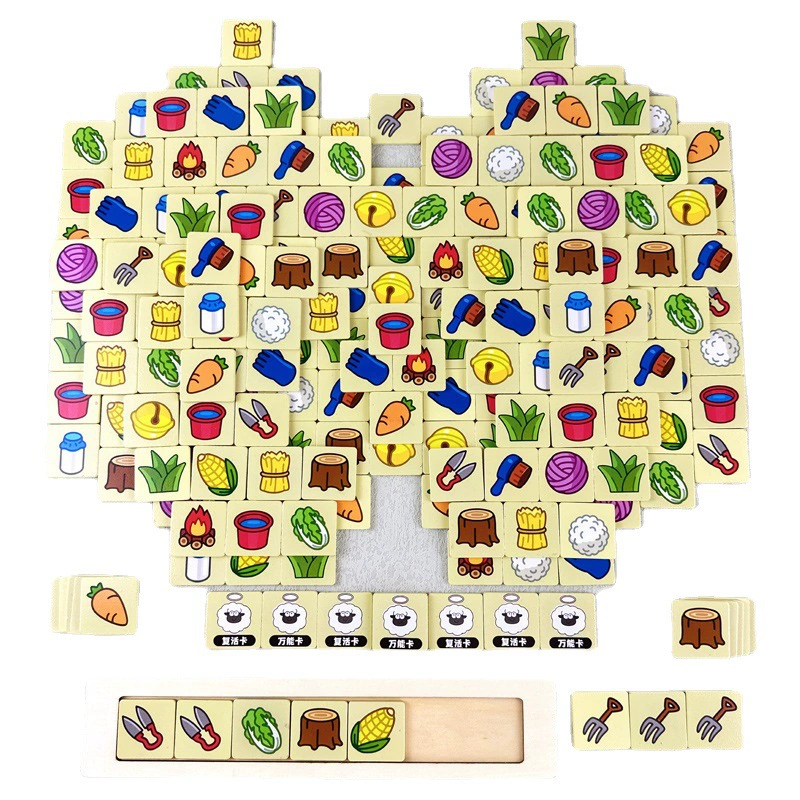 Деревянная настольная игра, игрушка, карты, карты для досуга