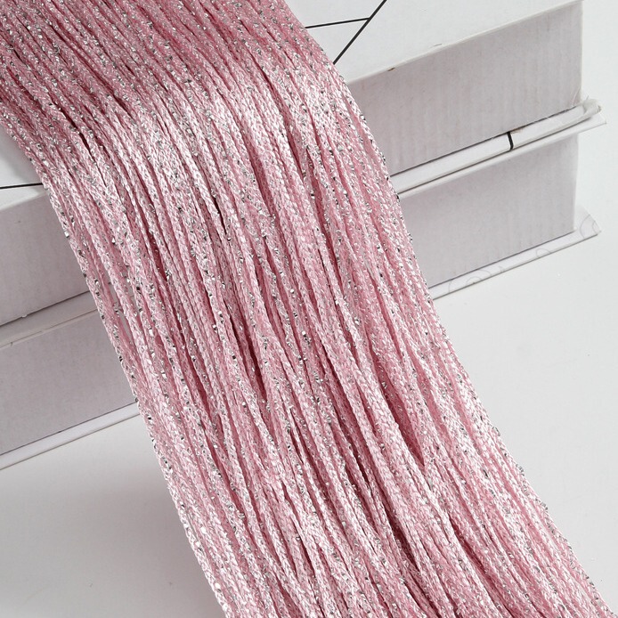 Wholesale Thread Curtain Wedding Heightened Encrypted Wedding Silver Thread Curtain Wedding Wedding Encrypted Tassel Door Curtain Home Partition