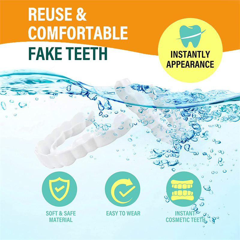 BLSEX 2022 New Upper Lower Simulation Silicone Cover and Artificial Teeth Decoration Round Box Packaging_voghion.com