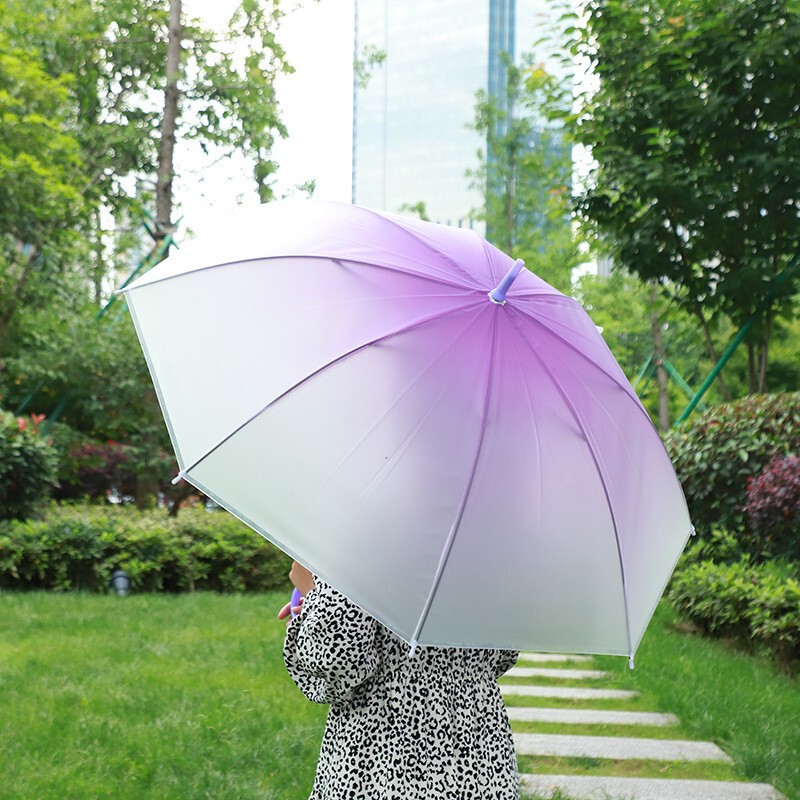 子供の傘の丸い角のローラーの大きいサイズの男子の小学生は傷の女の子の黒いゴムの晴れた雨の両用のまっすぐな傘を防ぎます。|undefined