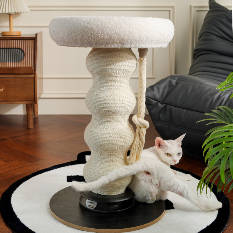 猫爬架小型不占地猫抓板剑麻猫猫抓柱猫爬架猫窝麻绳柱葫芦抓柱|undefined