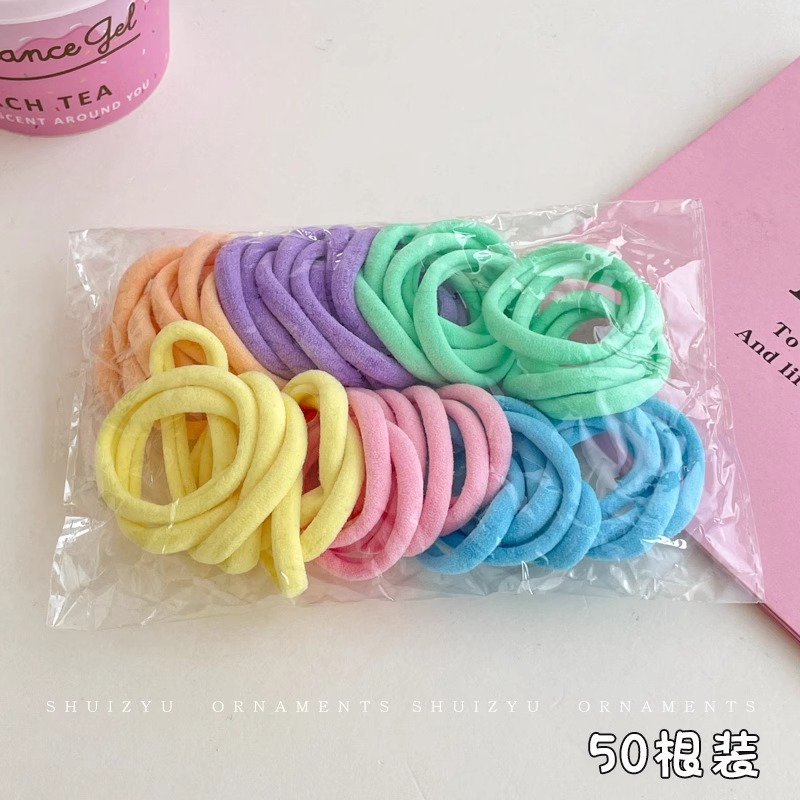 Ligas Elásticas Desechables para Cabello de TPR, Alta Elasticidad, para Niños y Mujeres
