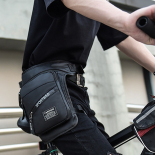 Cross-Border New Outdoor Sports Waist Bag for Men, Close-Fitting Cycling Large-Capacity Leggings Bag for Men and Women, Multi-Functional Motorcycle Leg Bag