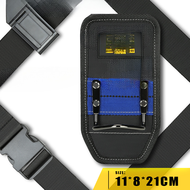Changshengke kit de herramientas lona multifunción electricista riñonera mantenimiento engrosado hardware bolsa de herramientas bolsa de electricista de madera pequeña
