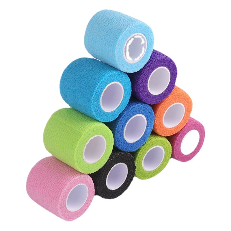 Non-woven self-adhesive elastic bandage cat and dog fixed dressing Care Pet bandage non-stick hair gauze wholesale