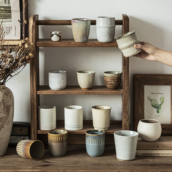 Retro ceramic tea cup
