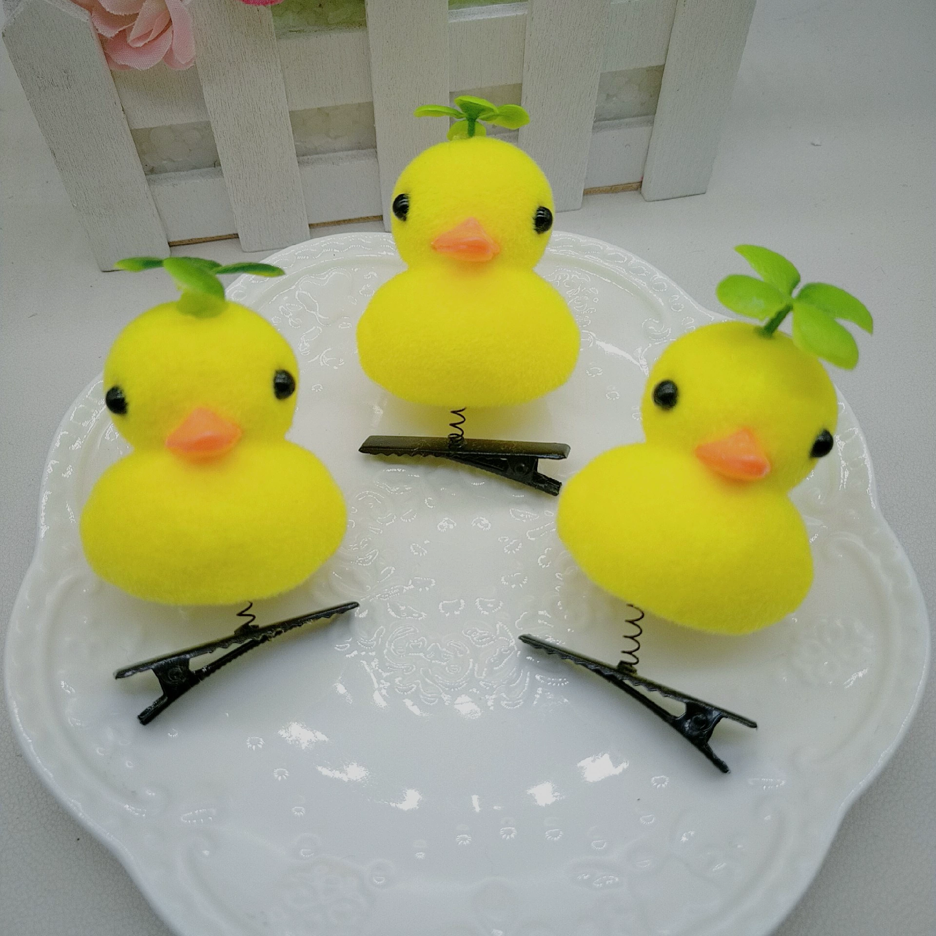 B.Duck, заколка-невидимка в форме сердца, солнцезащитные очки с бантом, шляпа, аксессуар для волос, игрушка, утёнок, подарок на день рождения