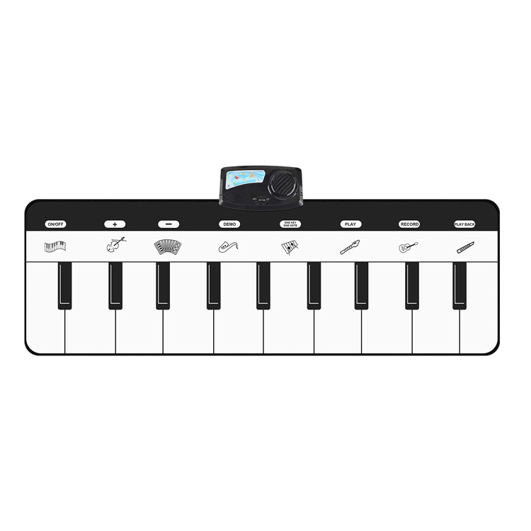 跨境玩具钢琴音乐毯儿童早教游戏毯黑白琴垫亲子互动玩具儿童乐器