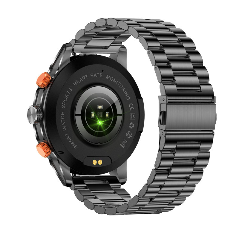 Smarte Herrenuhr mit Bluetooth-Anruffunktion, 1,7-Zoll-LED-Taschenlampe, großem Akku, Sport- und Herzfrequenzmessung sowie Gesundheitscheck_voghion.com
