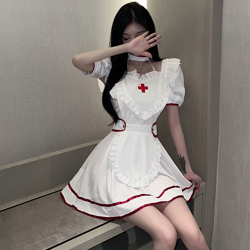 sexy lingerie female nurse temptation plus size uniform sexy pajamas passion suit role play