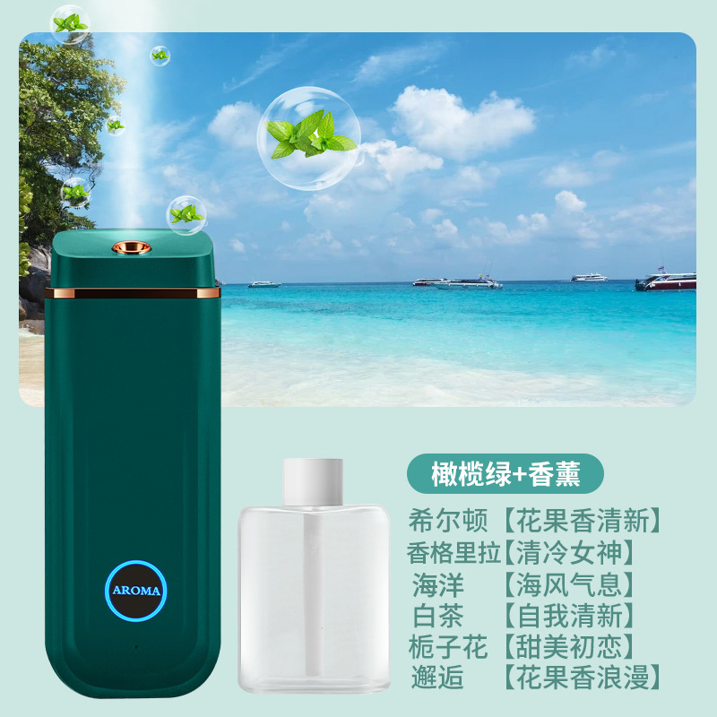 21 아로마 테라피 기계 녹색 (아로마 테라피 에센셜 오일 제외)