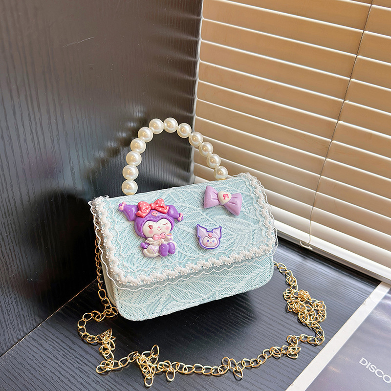 Nuevo niño Kulomi bolso de hombro de moda pequeño viento fragante bolso de niña para salir bolso de hombro coreano universal