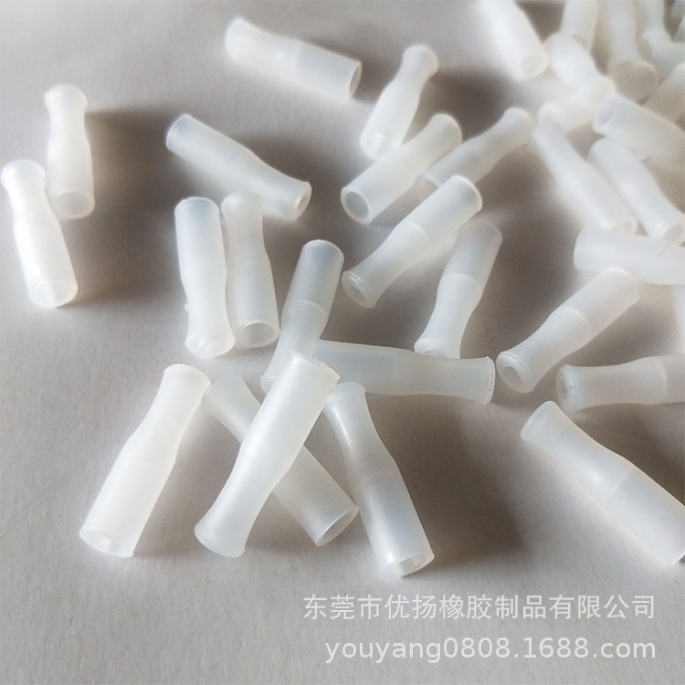不锈钢硅胶吸嘴套 透明食品级硅胶吸管套