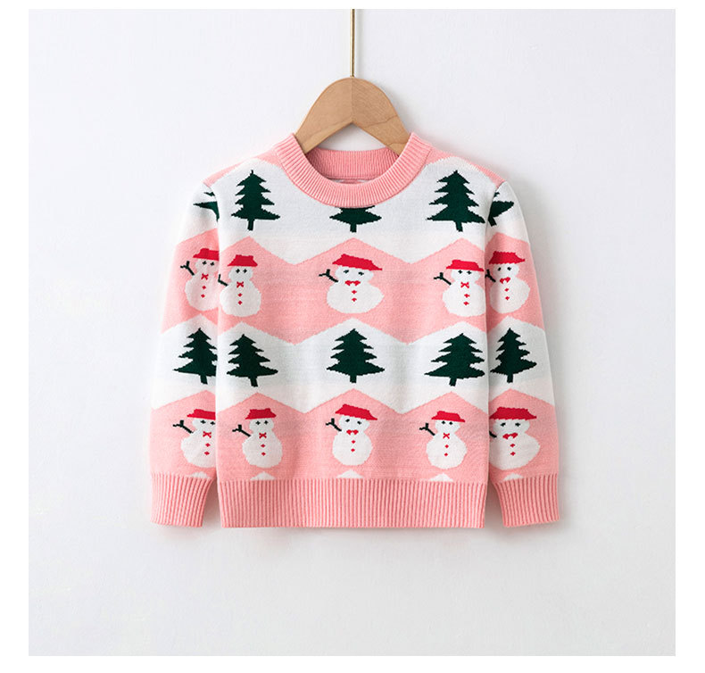 Christmas Fashion Snowman Knit Hoodies & Sweaters display picture 3