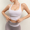 Color matching motion Underwear Shockproof drooping Bras Closing Furu Bodybuilding bra Yoga set trend