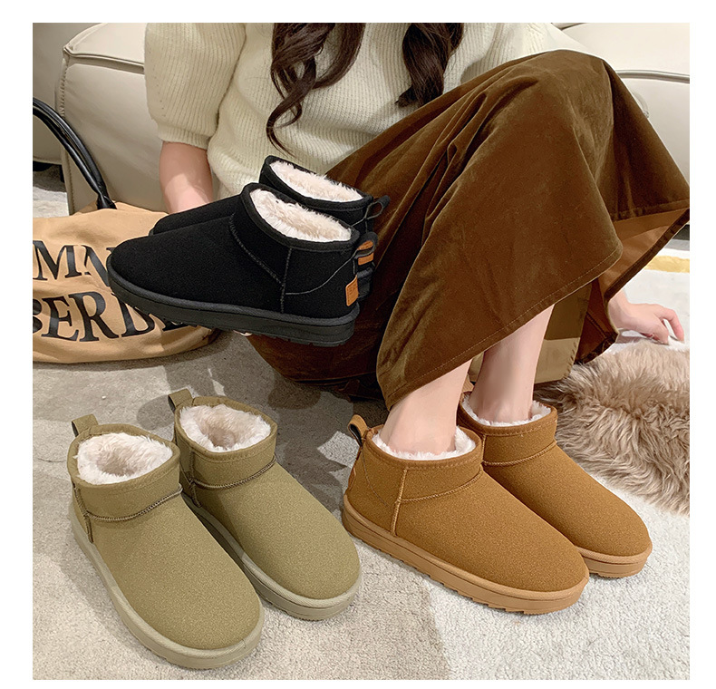 Winter low boots for leisure, 2023