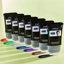 跨境专供 TVLV男士造型彩色染发膏一染上色不油腻持久盖白发批发