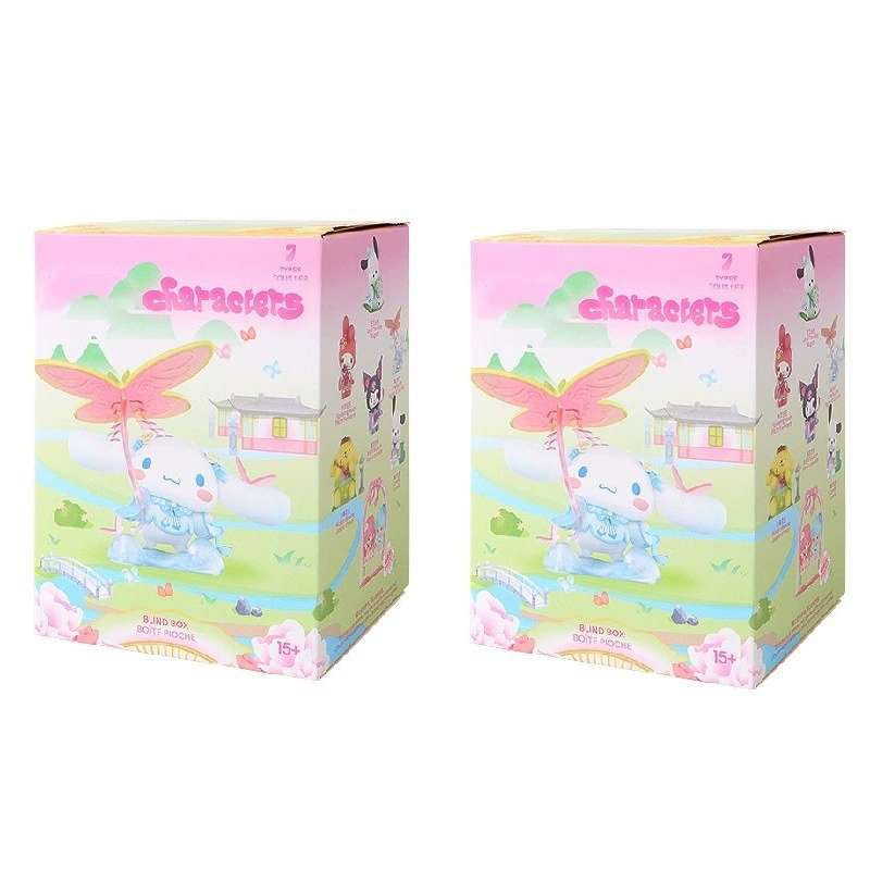 Десктопные слепые фигурки Sanrio New Rhyme Flower Appreciation Series, коллекция 2–6 шт.
