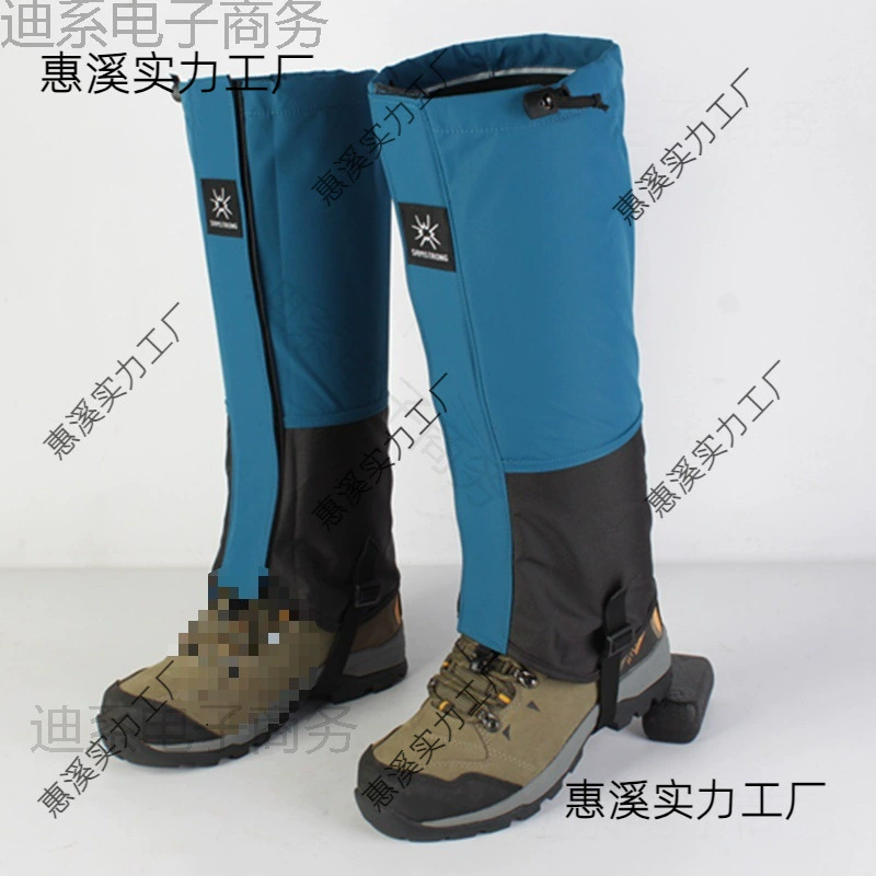 Снегозащитные бахилы для зимы, пустыни, снежной страны, дышащие уличные снегозащитные чехлы, противопесочные чехлы, альпинизм, водонепроницаемые, снегозащитные, ветрозащитные, большого размера