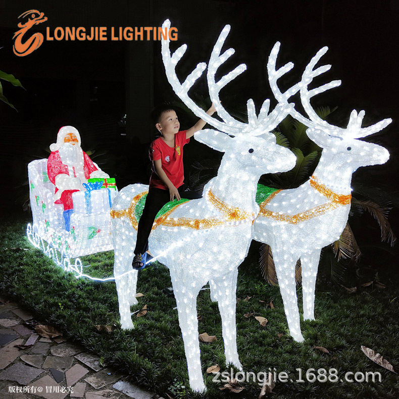 ��6.0�� ˫¹��ʥ������ led¹��ѩ��ʥ���������͵�